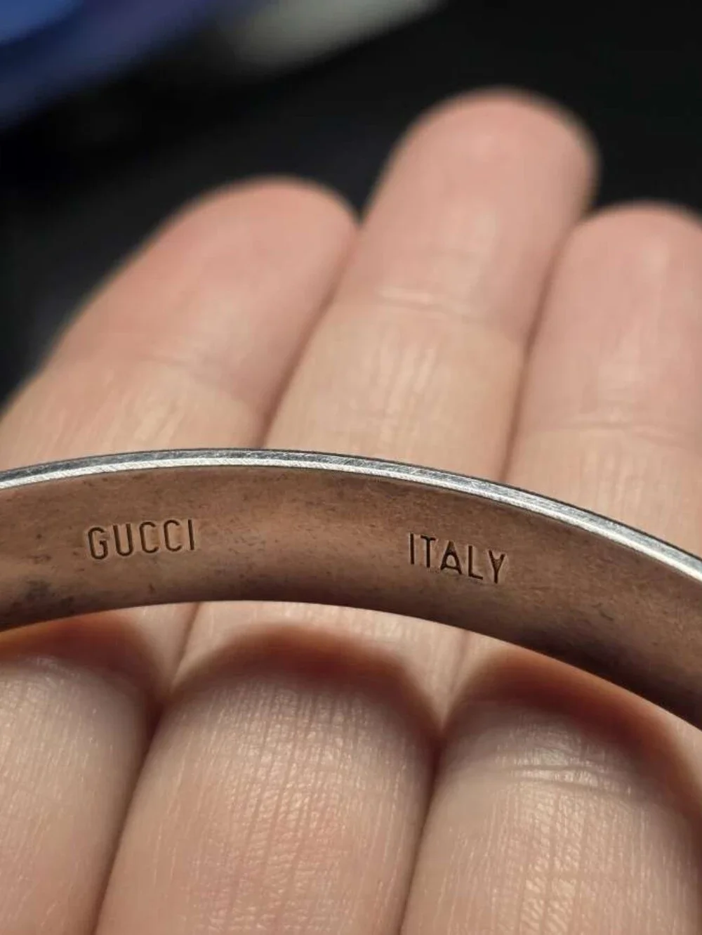 Gucci Silver Watch Band - Vintage